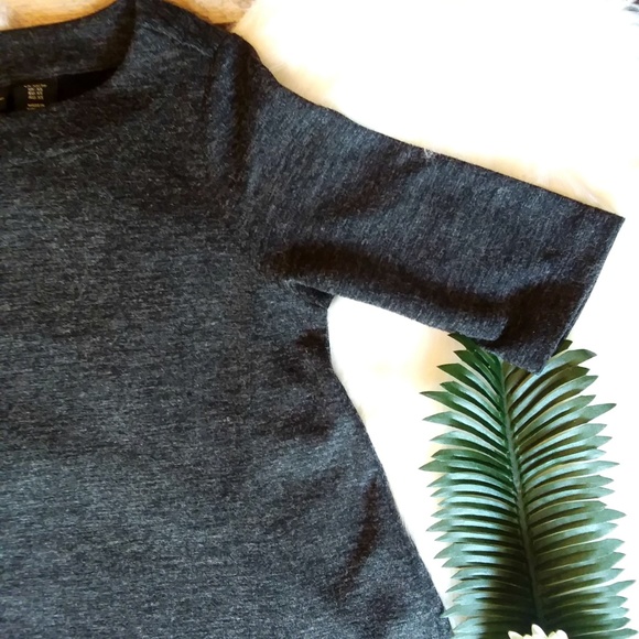 Adrienne Vittadini Dark Gray Flare Pocket Dress - Picture 2 of 5